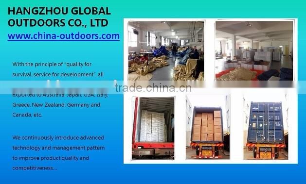 marine bimini top with standard nylon fittings