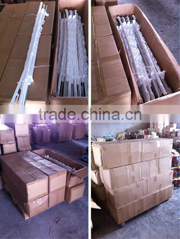 2013 hot sale electric sheep fence plastic fence post tread in post