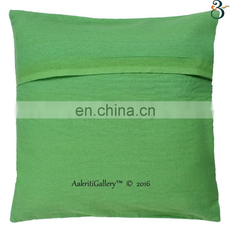 Indian christmas cushion covers Handmade Embroided Fruit Print Home Decor Sofa Pillow Case Kantha Cushion