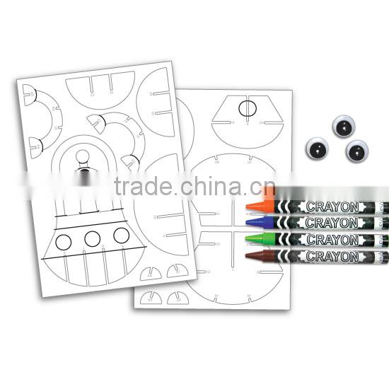 DIY Kids toy Educational toy 3D Character Space ET Activity Kit 3d Puzzle