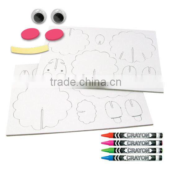 DIY Kids toy Educational toy 3D Paper Animal Little Lamb sheep Activity Kit 3d Puzzle