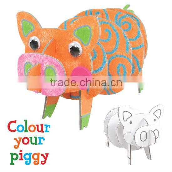 Eco friendly 3D frog DIY Painting