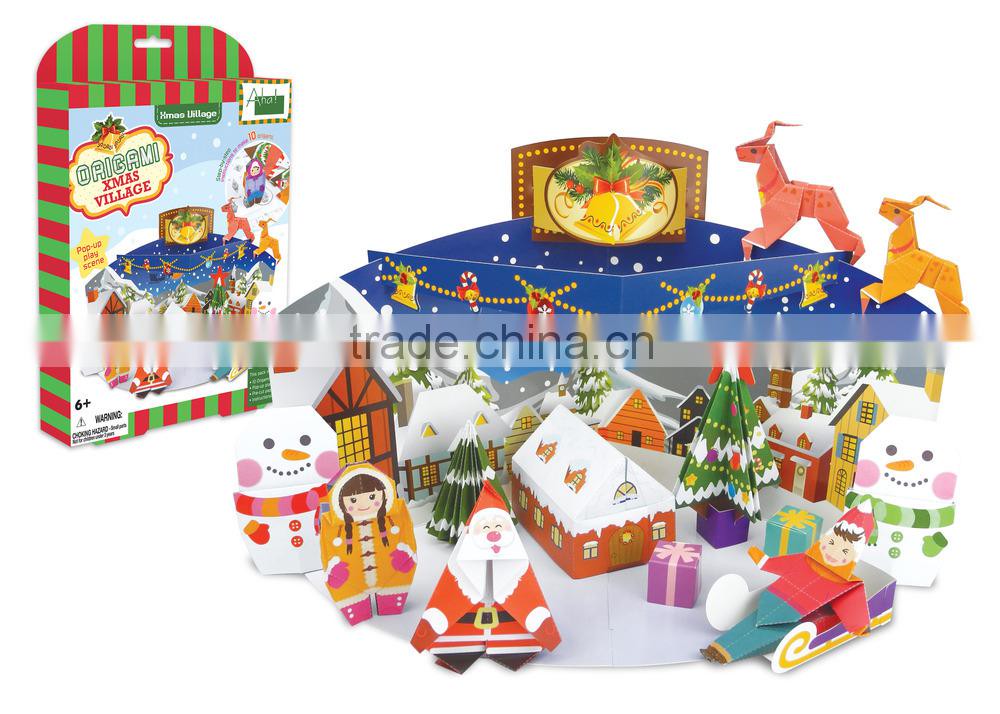 circus pop up kraft paper origami