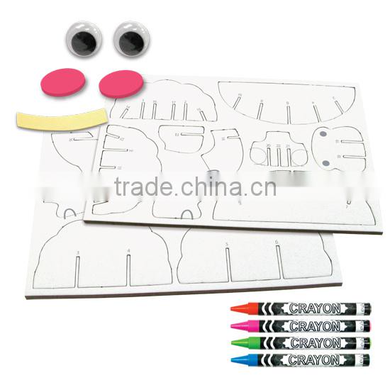 DIY Kids toy Educational toy 3D Paper Animal Turtle Activity Kit 3d Puzzle