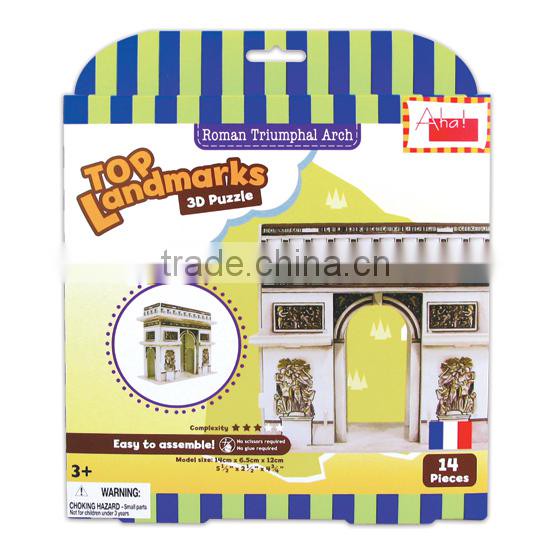 DIY Kids toy Educational toy Landmarks Model Big Ben 3d Puzzle