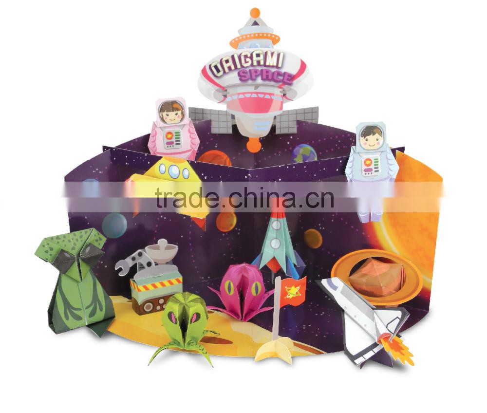 circus pop up kraft paper origami