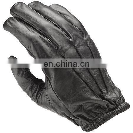 True Leather Police Gloves w/Kevlar Lining