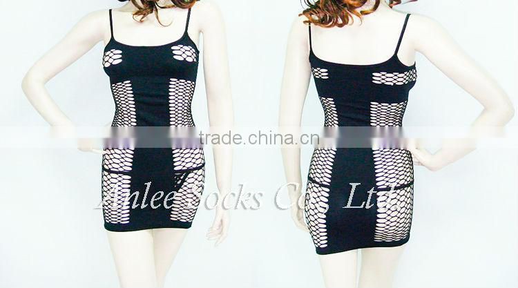 NET-5022 Seamless Reticulate sexy night dresses sexy lady