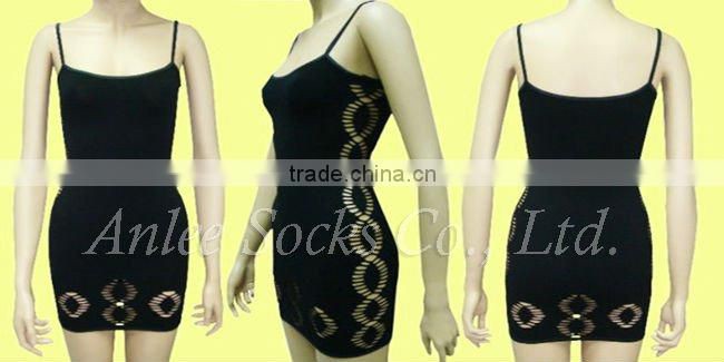 NET-5004 Seamless Slim & Lift Sexy Lingerie Dress ladies inner dress
