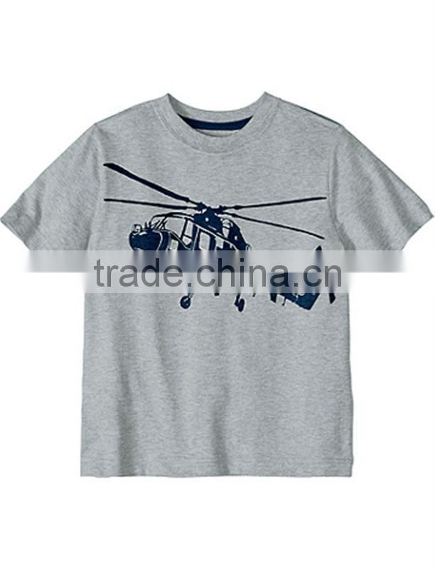 BOYS AEROPLANE PRINTED T SHIRT