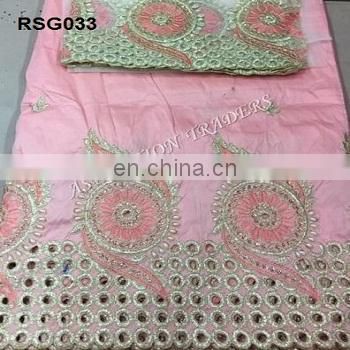 High Quality New Designs embroidery french lace fabric With Blouse
