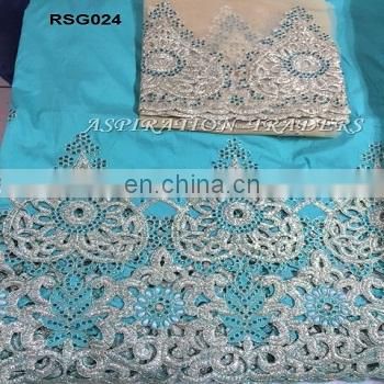 2016 New Design Flower Lace Fabric Embroidered African Lace Fabric