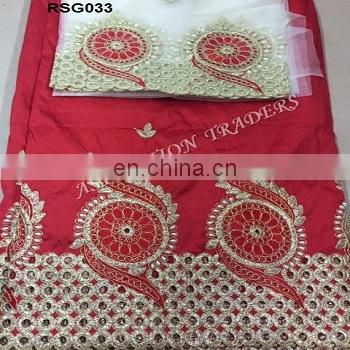 High Quality New Designs embroidery french lace fabric With Blouse