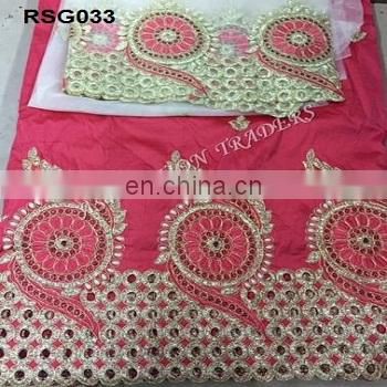 High Quality New Designs embroidery french lace fabric With Blouse