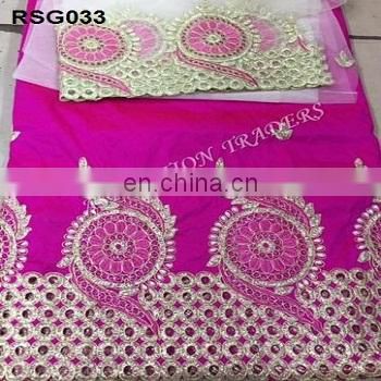 High Quality New Designs embroidery french lace fabric With Blouse