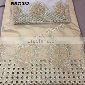 High Quality New Designs embroidery french lace fabric With Blouse
