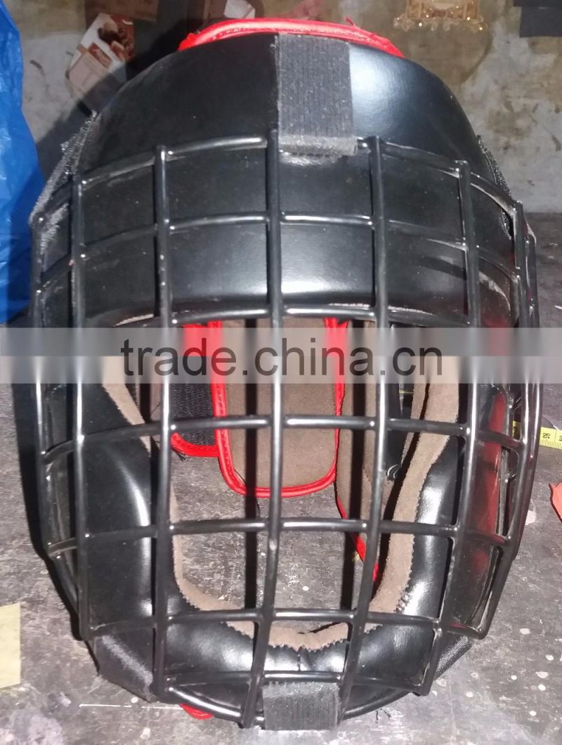 boxing head guard grilled helmet