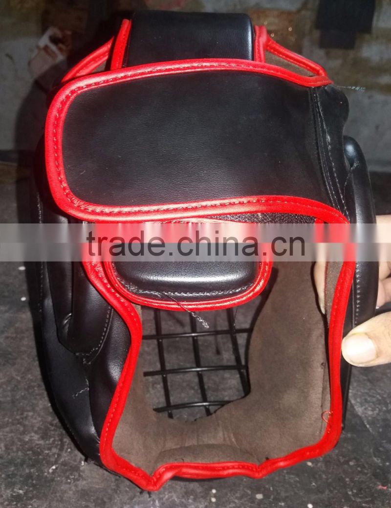 boxing head guard grilled helmet
