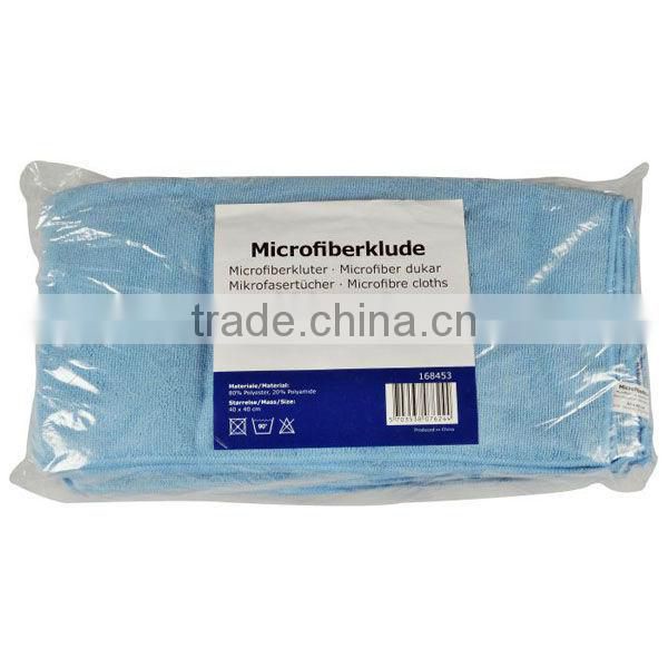 Blue Color Microfiber Cloth for Kithen