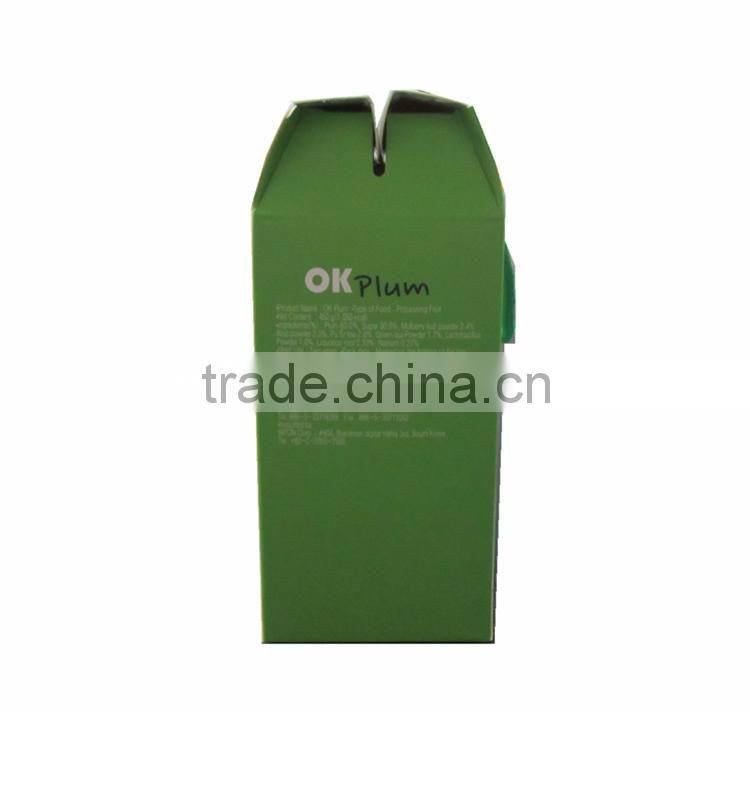 All be best 2015-quality hot sell paper corrugated packaging gift box with handle for fruit food