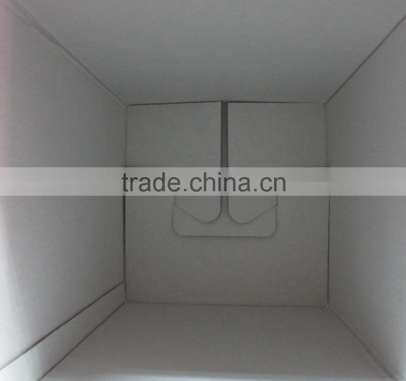 uncover hard coruggated paper square box for gifts