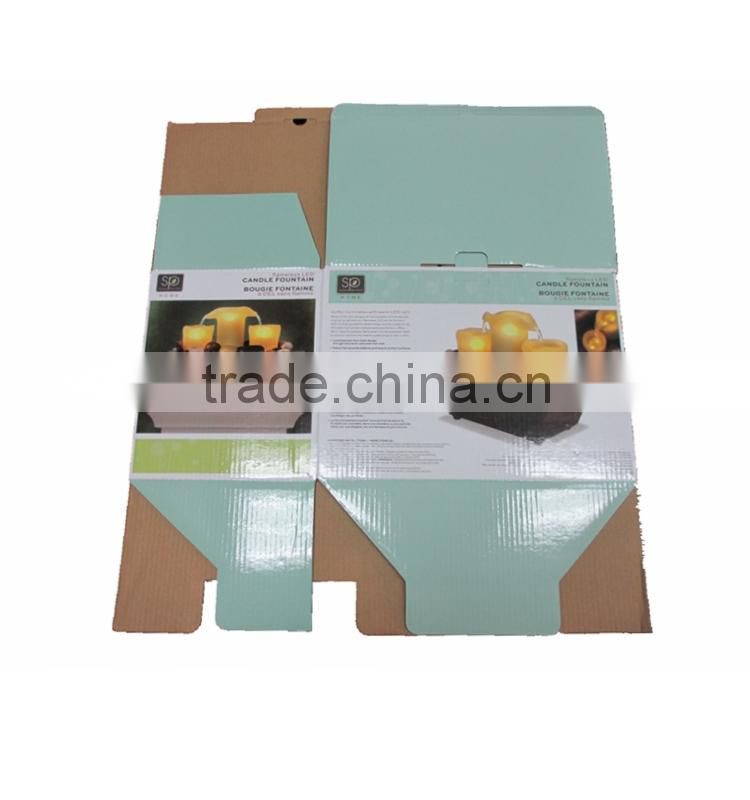 2015 best quality craft Corrugated Boxes for artwares