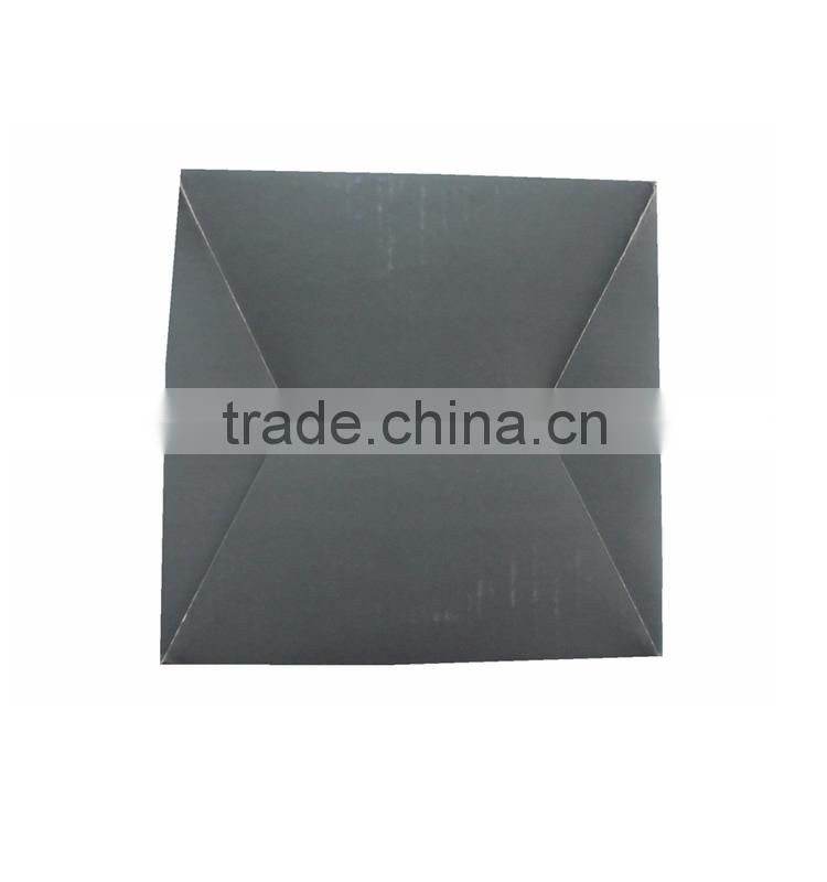 uncover hard coruggated paper square box for gifts