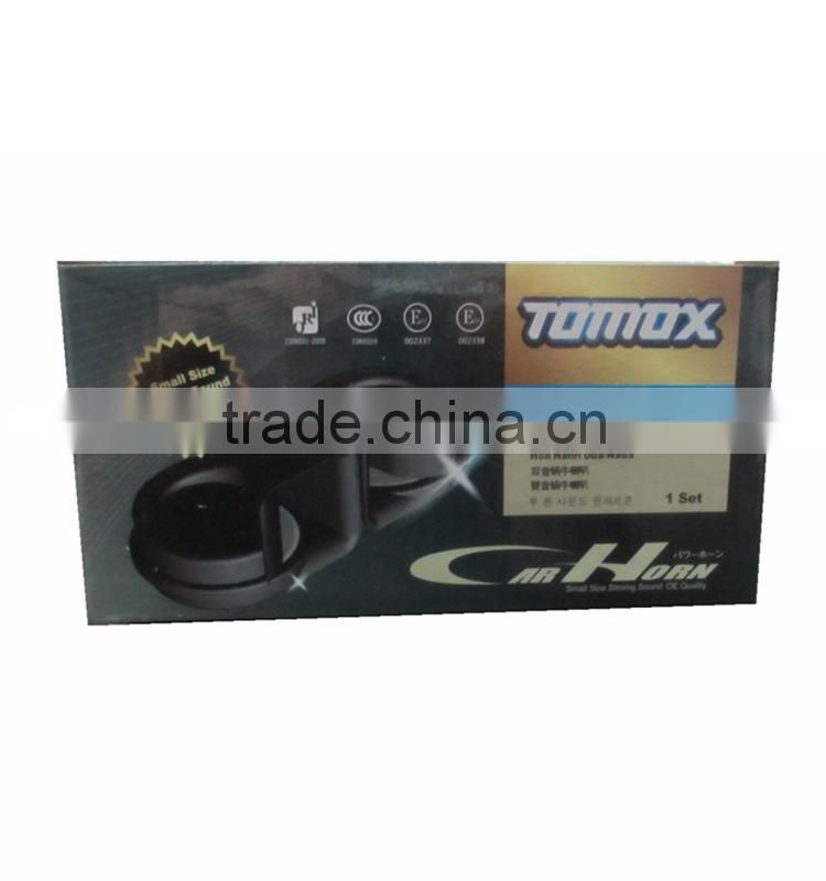 Corrugated box for packing fanfare horn