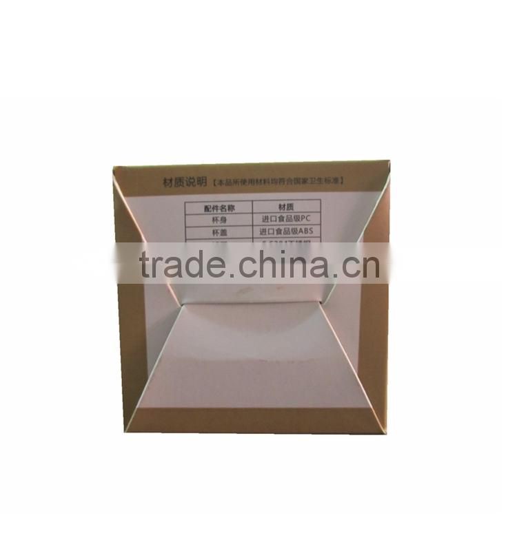corrugated packing box for vacuum cup