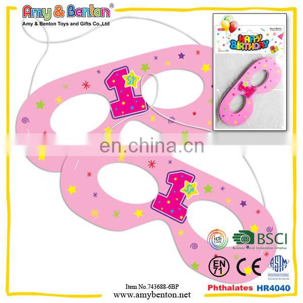 Most Popular Funny Glasses For Kid Wholesale Birthday Party Supply