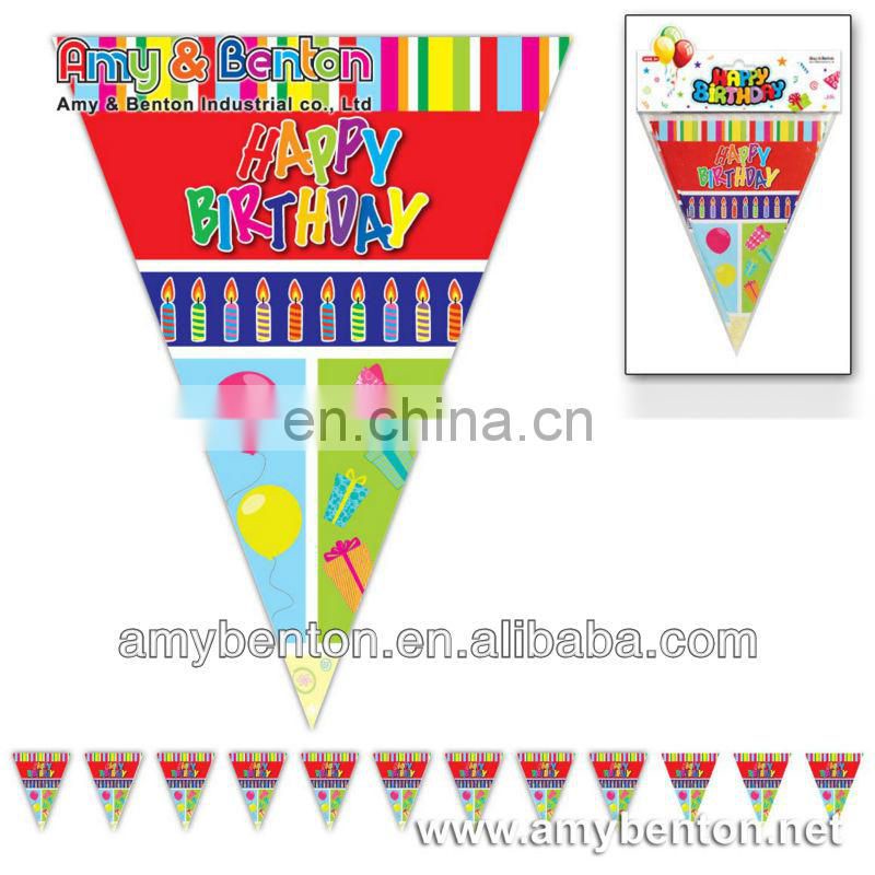 2015 birthday party ideas paper flag decoration kids promotions