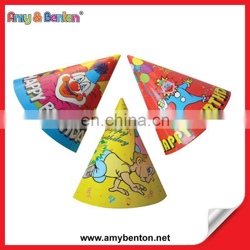 2015 New Product Paper Hat Wholesale Birthday Party Supply