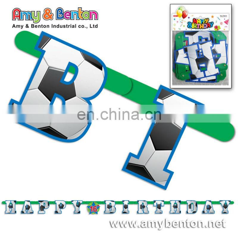 Paper Bunting Birthday flags