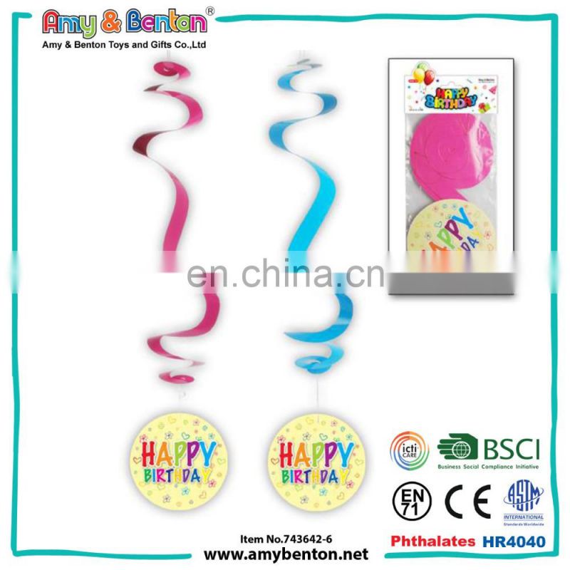 30th Birthday party stage decorations hanging swirl for sale