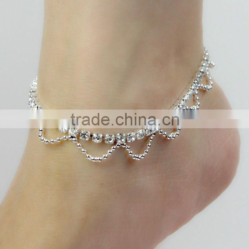 Wave Shape Cheap Bulk Black bridal accessory Bracelet Wholesale J061986F02Y