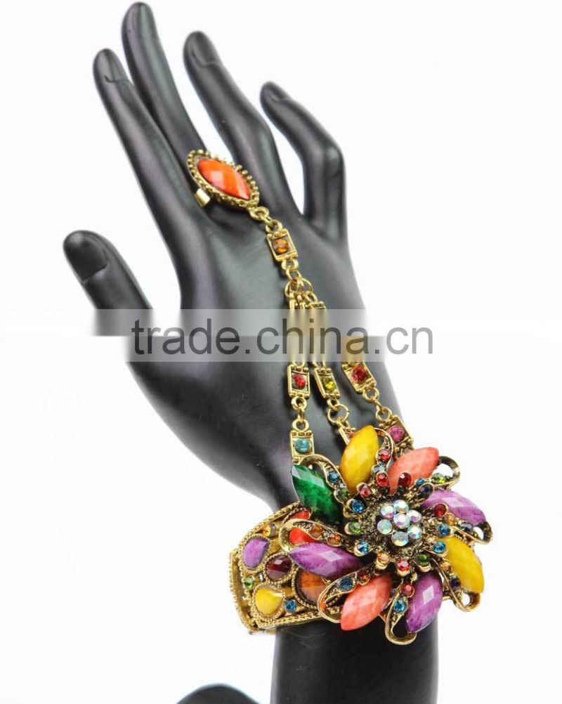New Design Big Fashion Colorful Custom Fashion Bangle Bracelet J061007F02
