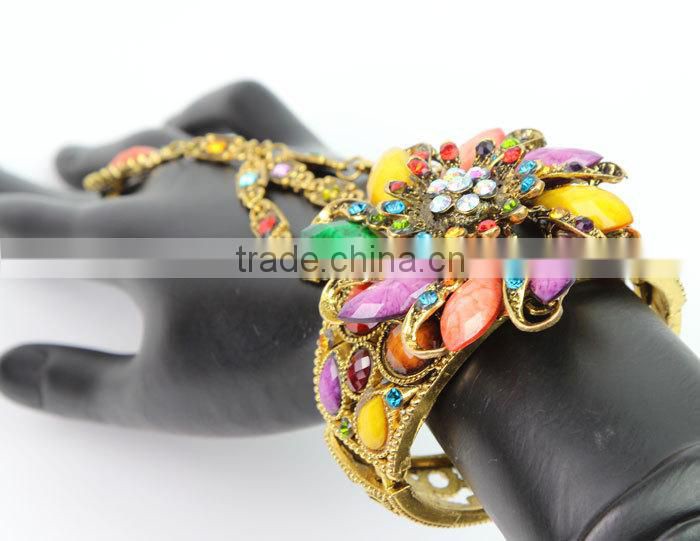 New Design Big Fashion Colorful Custom Fashion Bangle Bracelet J061007F02