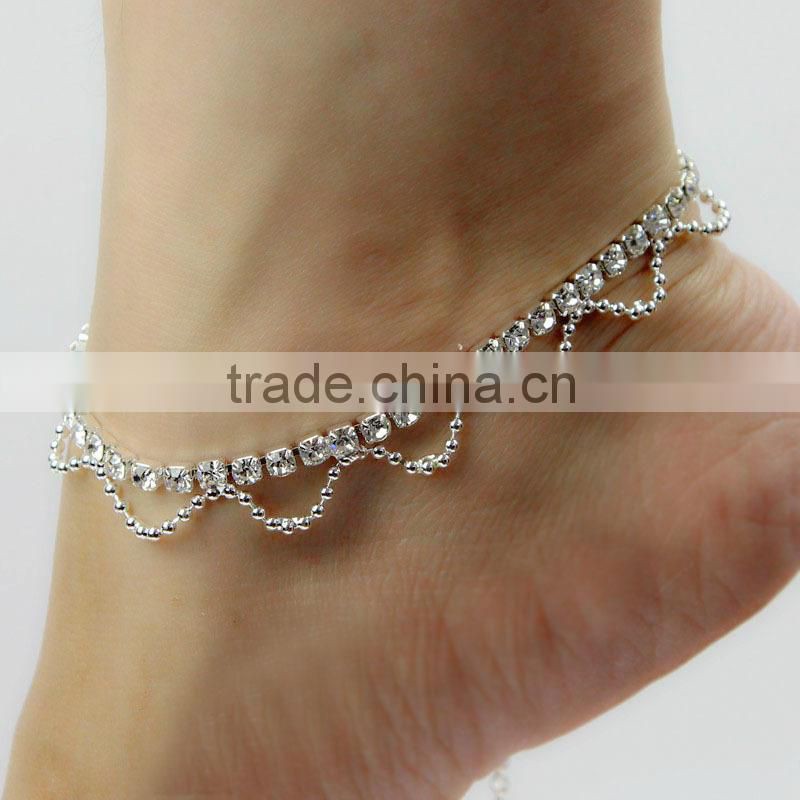 Wave Shape Cheap Bulk Black bridal accessory Bracelet Wholesale J061986F02Y