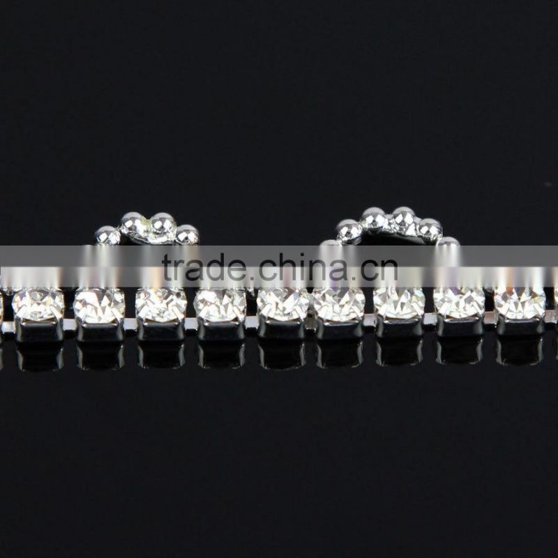 Wave Shape Cheap Bulk Black bridal accessory Bracelet Wholesale J061986F02Y