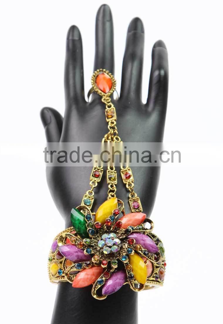 New Design Big Fashion Colorful Custom Fashion Bangle Bracelet J061007F02