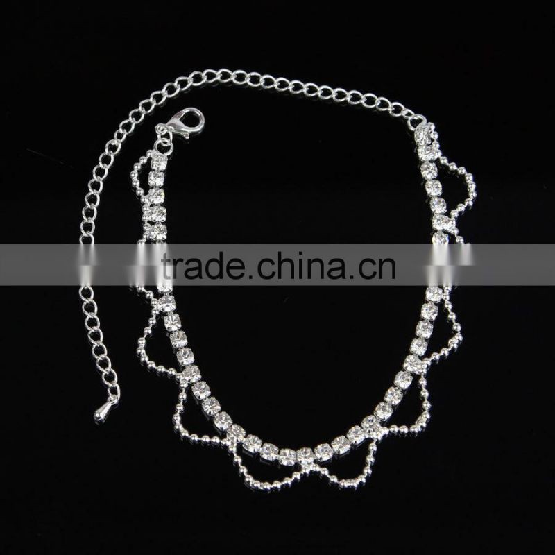 Wave Shape Cheap Bulk Black bridal accessory Bracelet Wholesale J061986F02Y