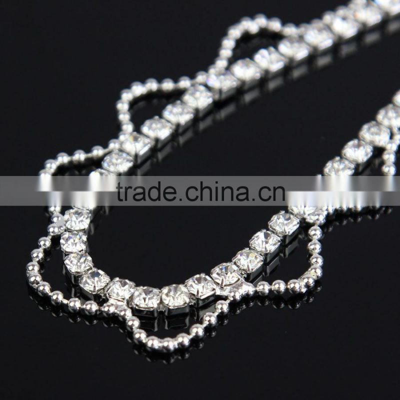 Wave Shape Cheap Bulk Black bridal accessory Bracelet Wholesale J061986F02Y