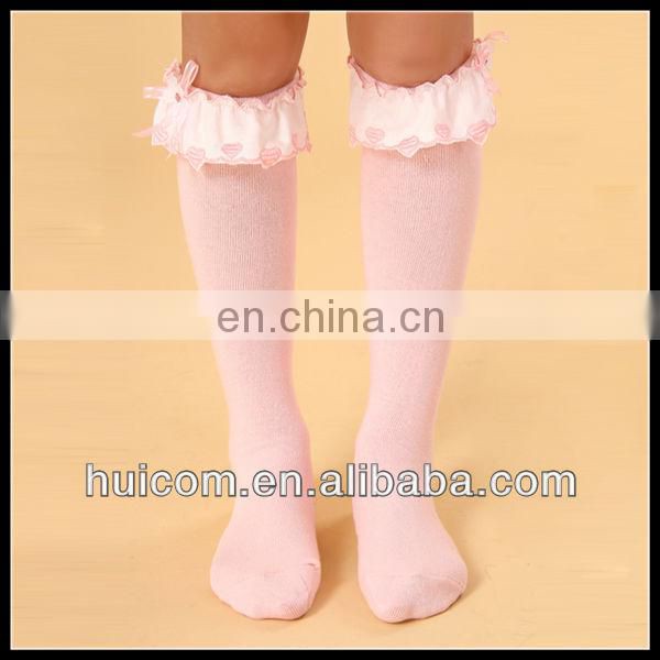 tube white school girls socks