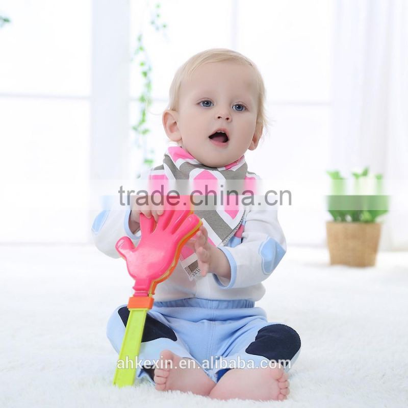 Factory bulk wholesale waterproof cotton baby bandana bibs