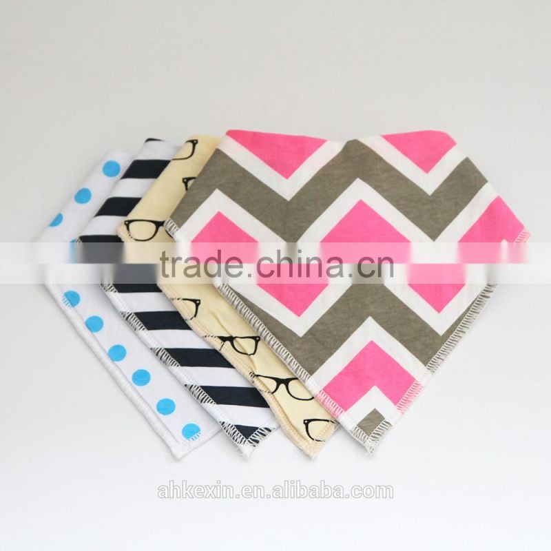 Factory bulk wholesale waterproof cotton baby bandana bibs