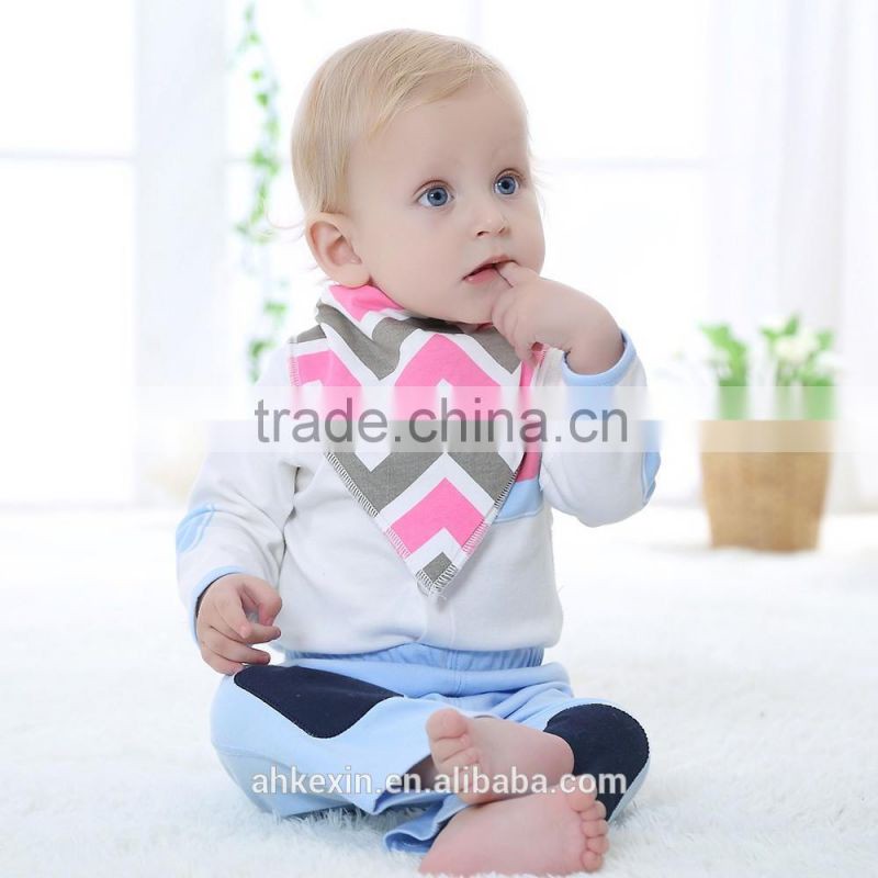 Factory bulk wholesale waterproof cotton baby bandana bibs