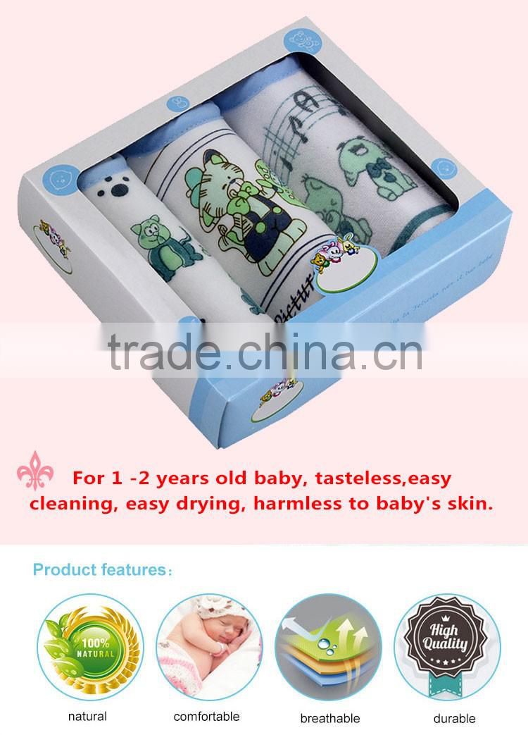 Cartoon comfortable high quality baby bib set for girl and boy