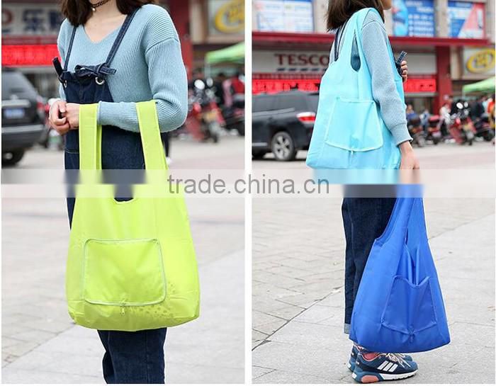 Custom reusable folding shopping bags