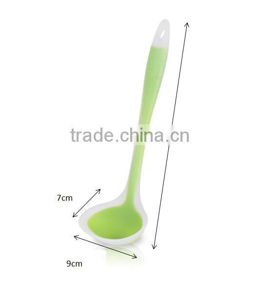 Food grade Silicone green Spatula Utensil Set - 5 Pieces with Lifetime Guarantee