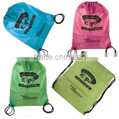 210D polyester Draw string backpack